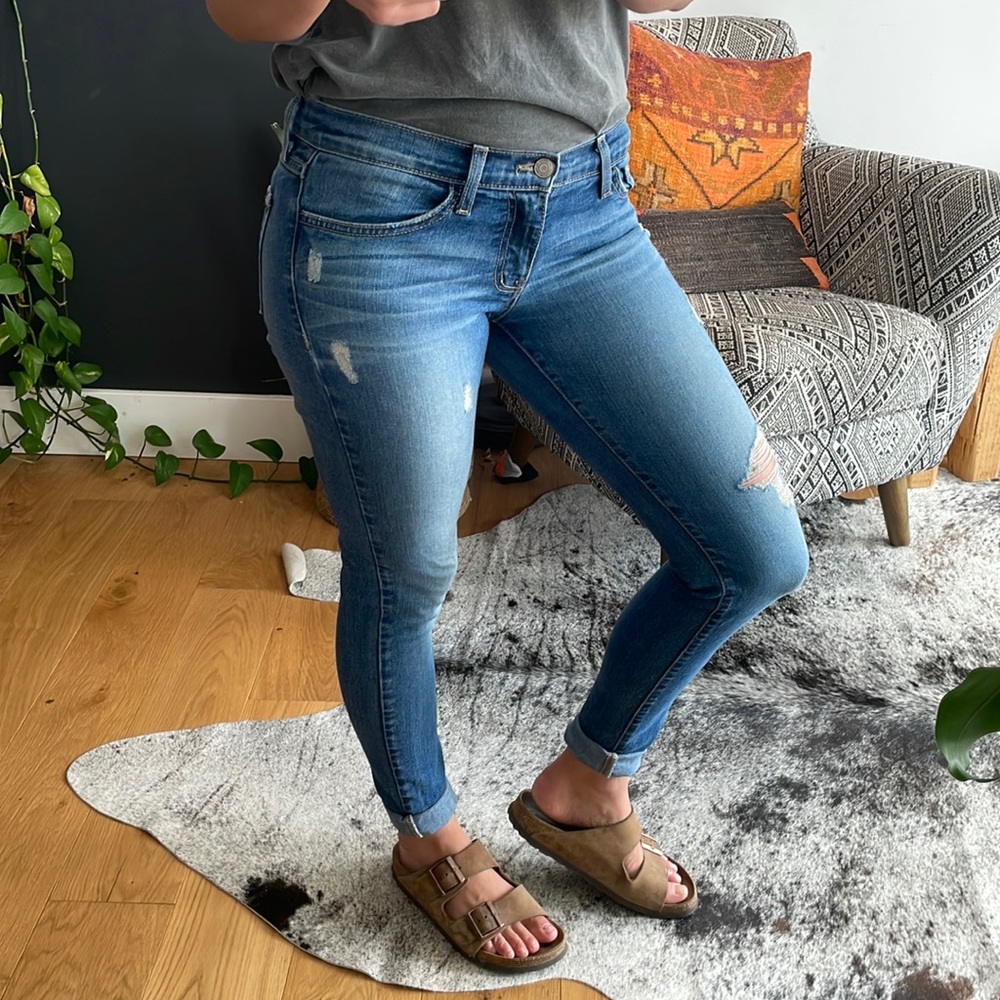 Flying Monkey 🙊 Distressed Low Rise Denim Jeans Size 26